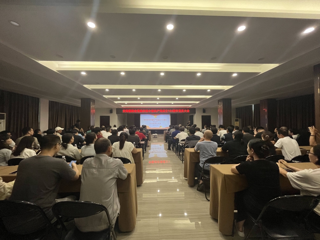 国内买球官网(中国)有限公司党总支庆祝中国共产党建党104周年党员大会圆满举行